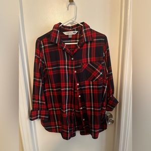 Old navy plaid flannel